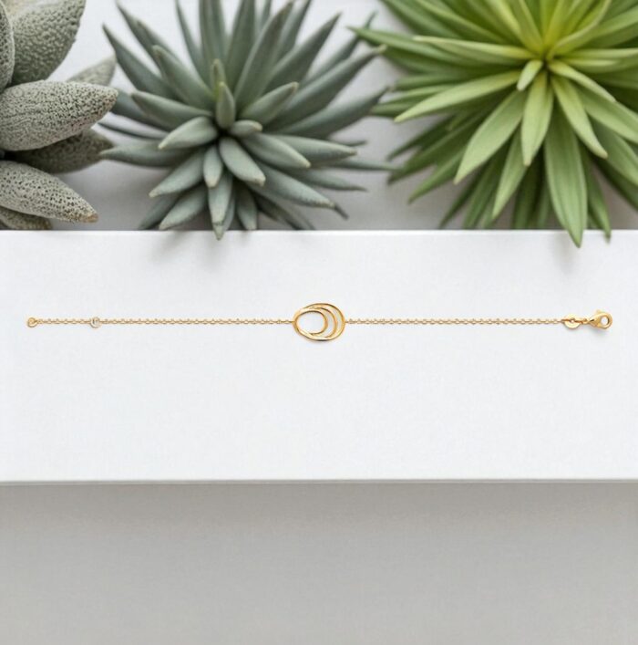 Bracelet "Oralis" – Plaqué or – Image 3
