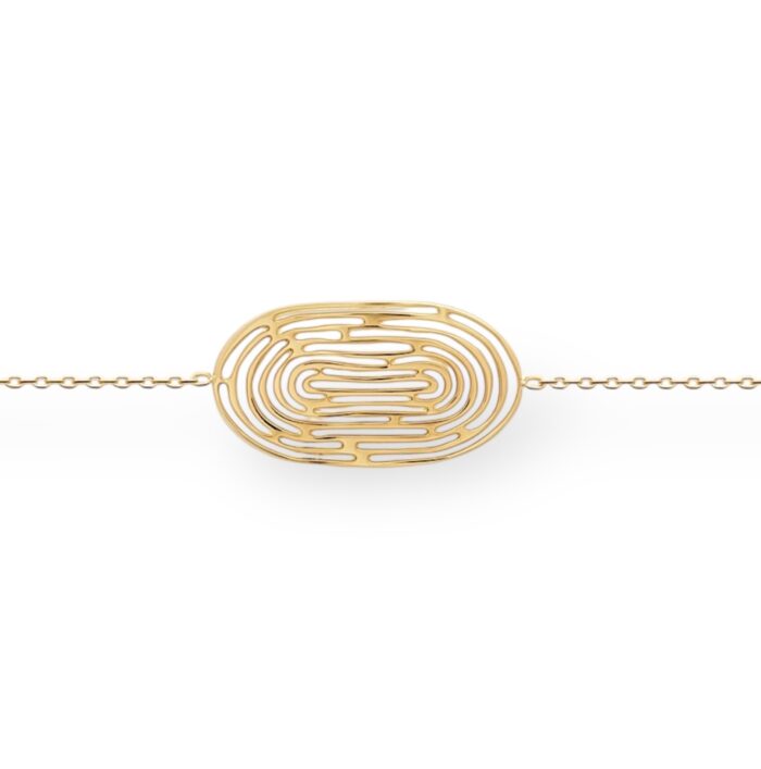 Bracelet "Labyra" – Plaqué or