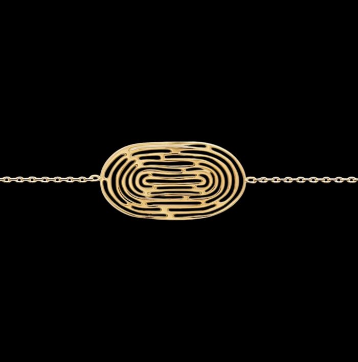 Bracelet "Labyra" – Plaqué or – Image 2