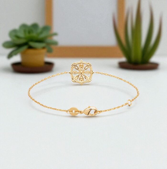 Bracelet "Azala" – Plaqué or – Image 3