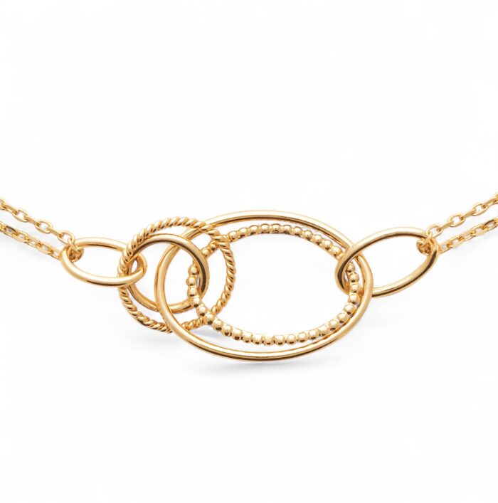 Collier "Nexus" – Plaqué or
