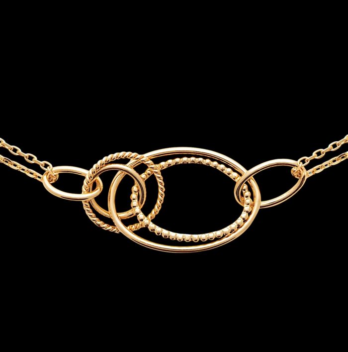 Collier "Nexus" – Plaqué or – Image 2