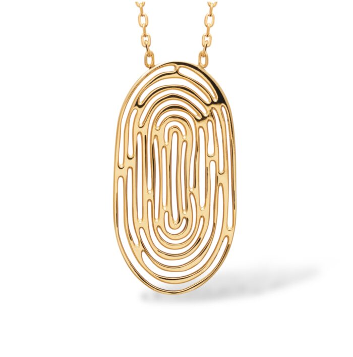 Collier "Labyra" – Plaqué or