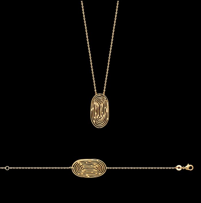 Collier "Labyra" – Plaqué or – Image 2