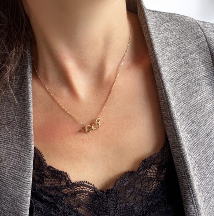 Collier "Unys" – Plaqué or – Image 3