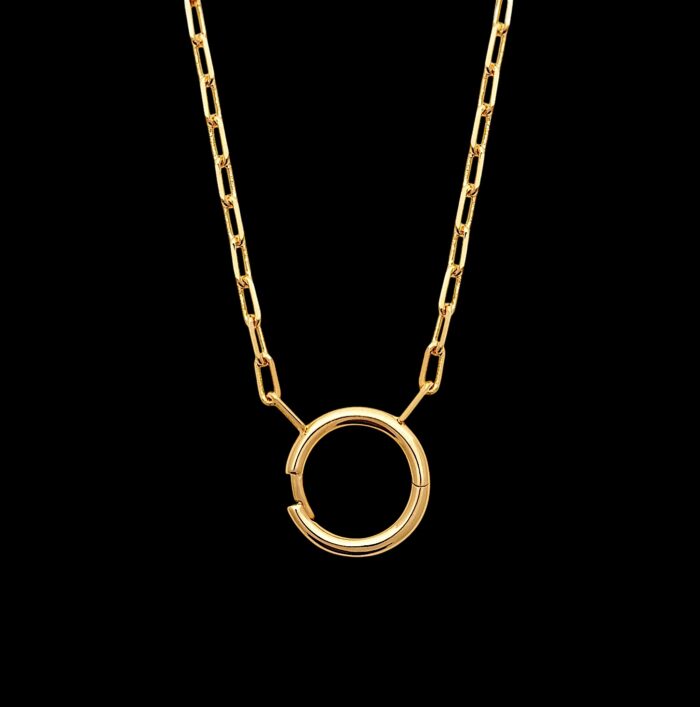Collier "Essenza" - Porte-charms - Plaqué or – Image 2
