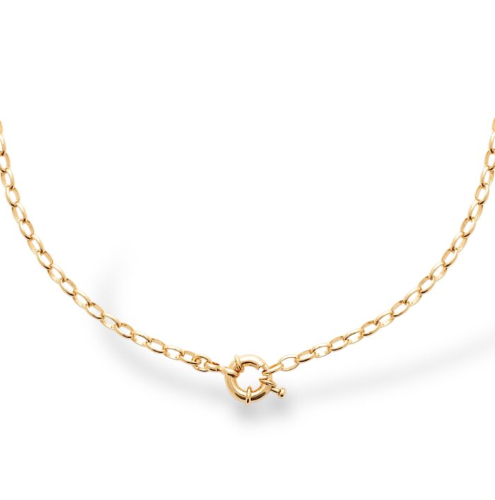 Collier "Ancrage" – Plaqué or
