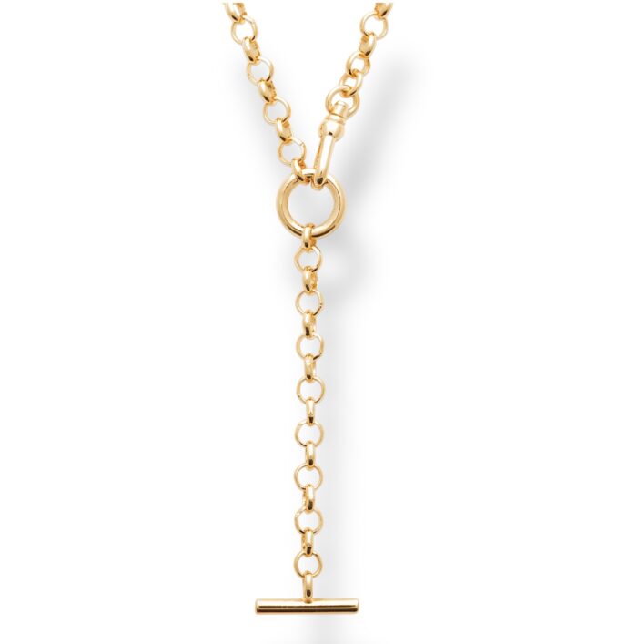Collier "Oscilla" – Plaqué or