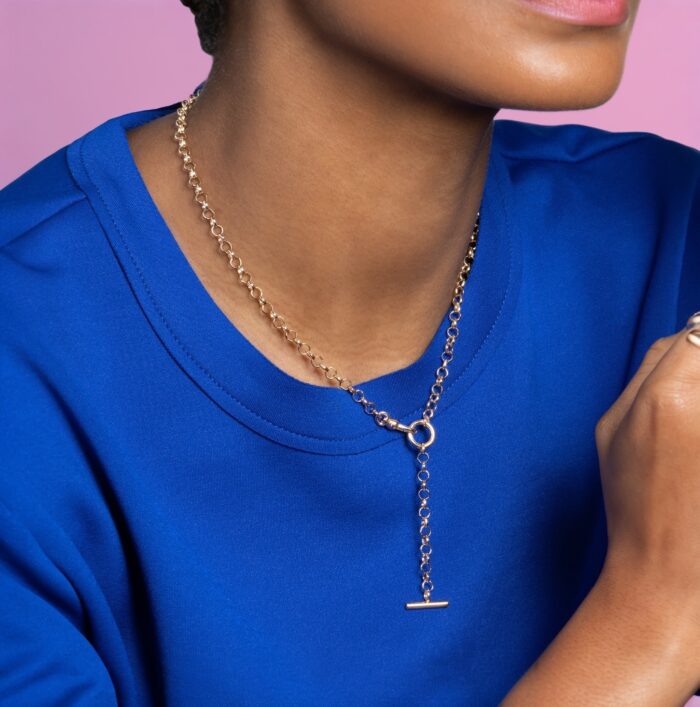 Collier "Oscilla" – Plaqué or – Image 3