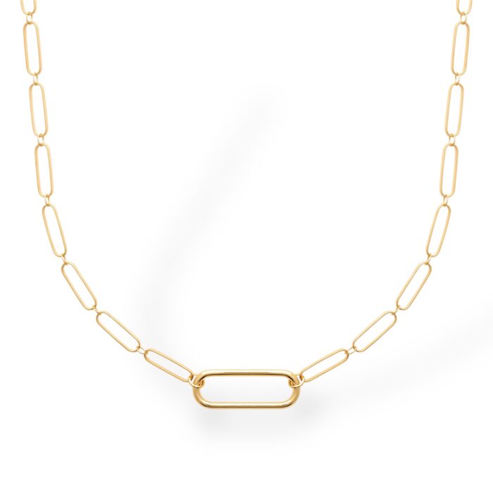 Collier "Fratal" – Plaqué or