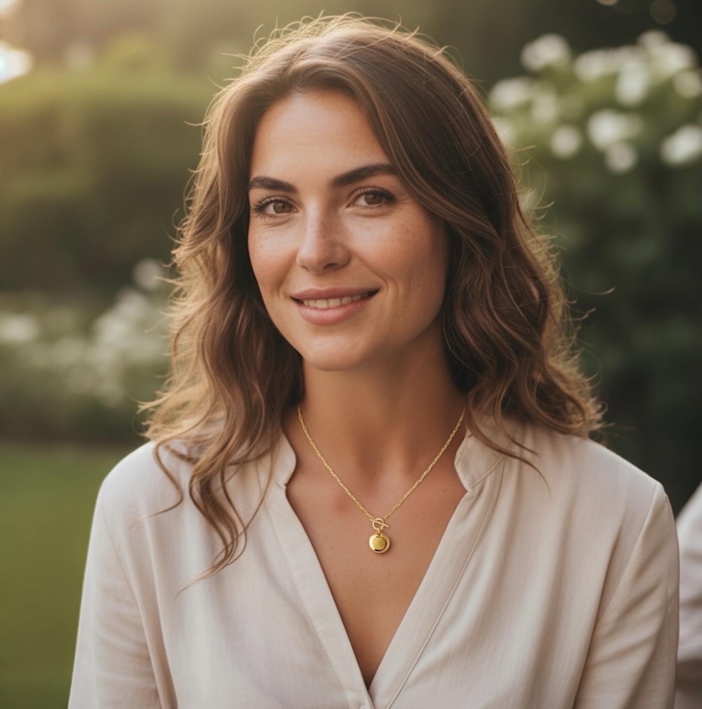 Collier "Dorélia" – Plaqué or – Image 3