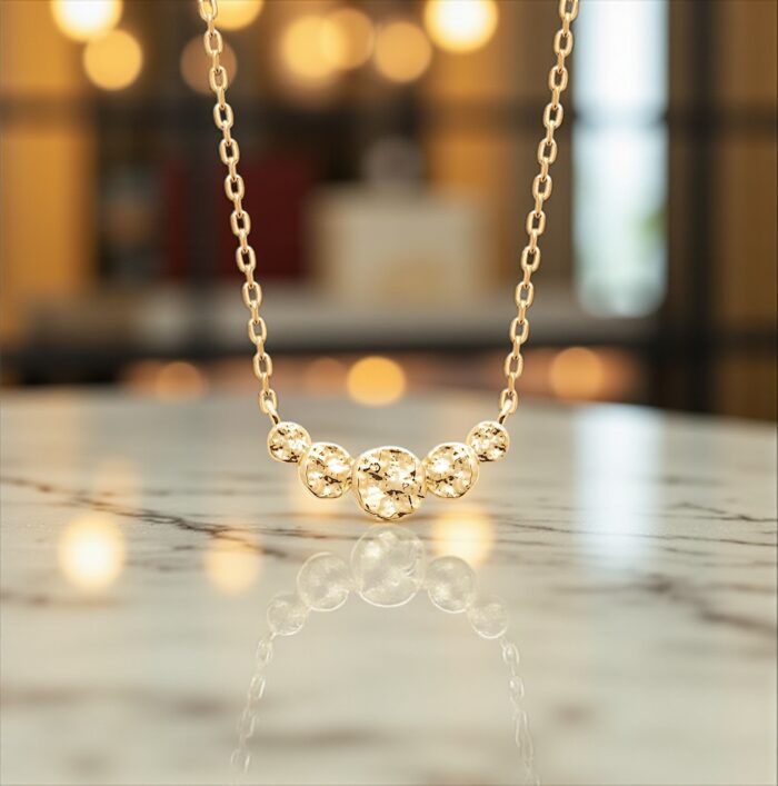 Collier "Calista" – Plaqué or – Image 3