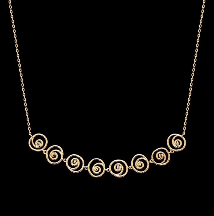 Collier "Spiralia" – Plaqué or – Image 2