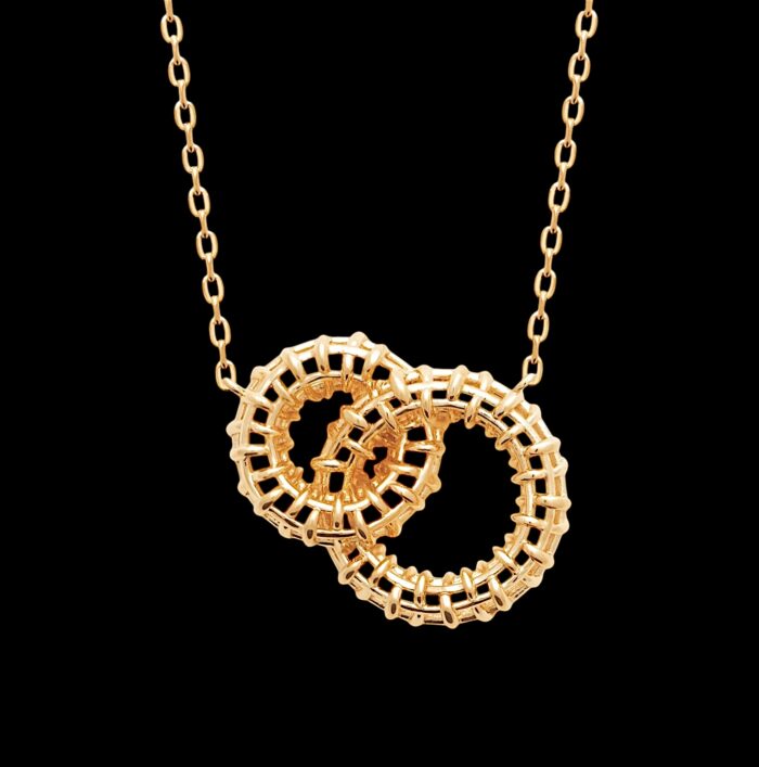 Collier "Cassiane" – Plaqué or – Image 2