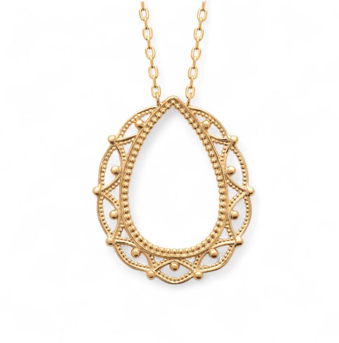 Collier "Zenthra" – Plaqué or