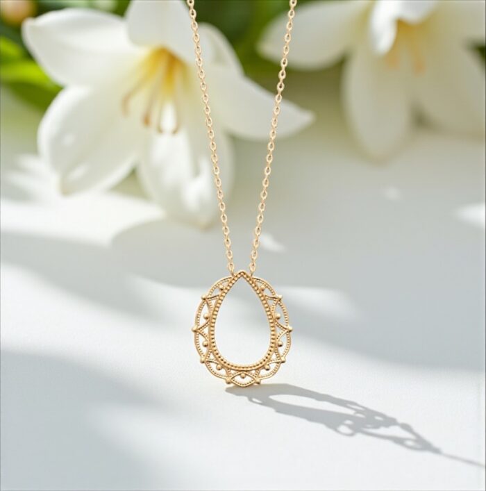 Collier "Zenthra" – Plaqué or – Image 3