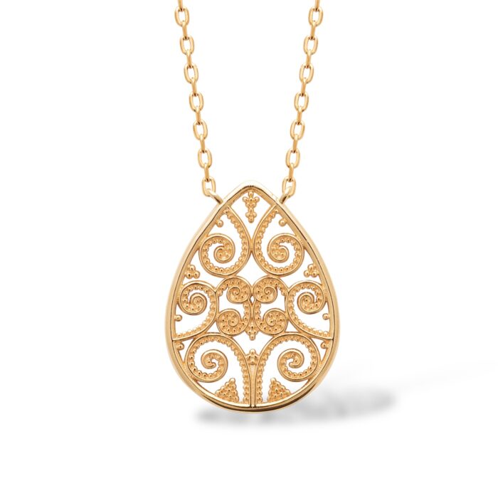 Collier "Télysse" – Plaqué or