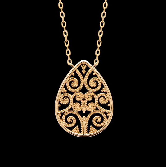 Collier "Télysse" – Plaqué or – Image 2