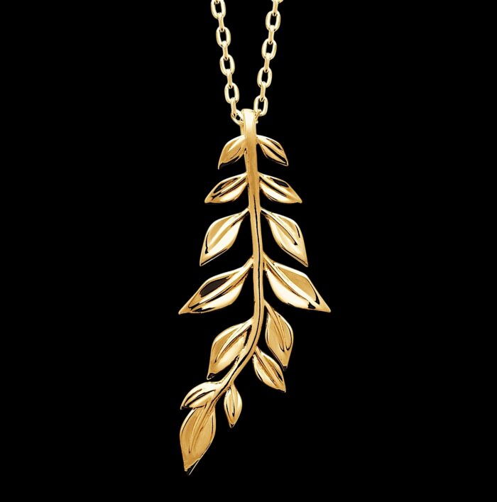 Collier "Folia" – Plaqué or – Image 2