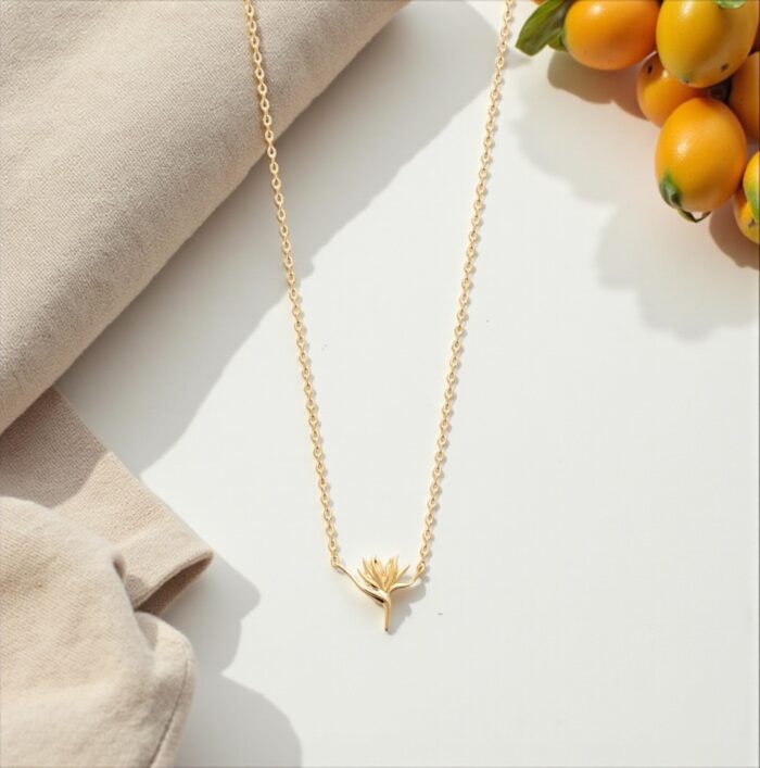 Collier "Orizia" – Plaqué or – Image 3