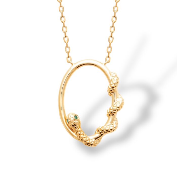 Collier "Ophidia" - Plaqué or