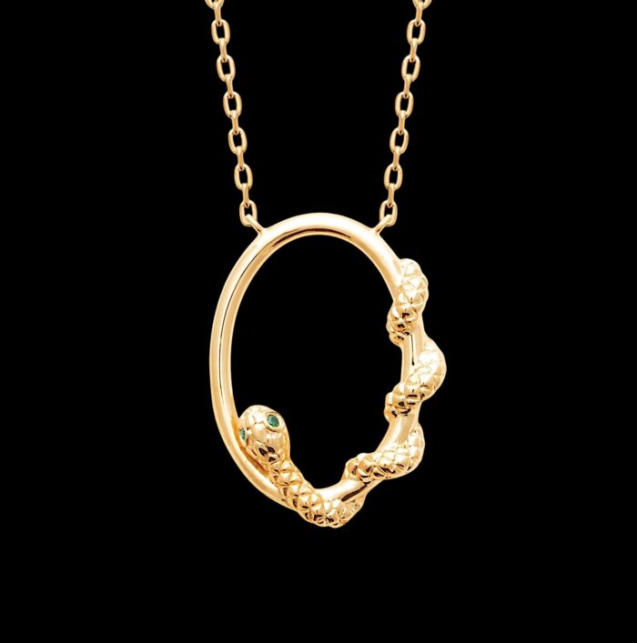 Collier "Ophidia" - Plaqué or – Image 2