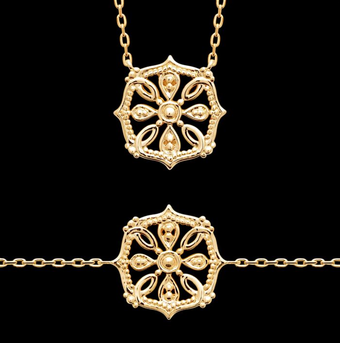 Collier "Azala" - Plaqué or – Image 2
