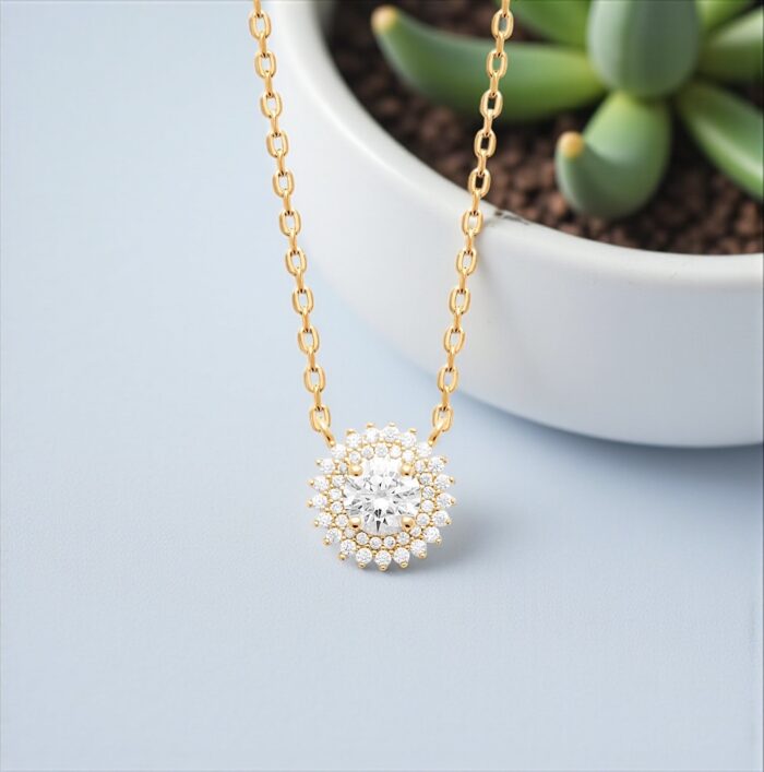 Collier "Élyra" - Plaqué or – Image 3