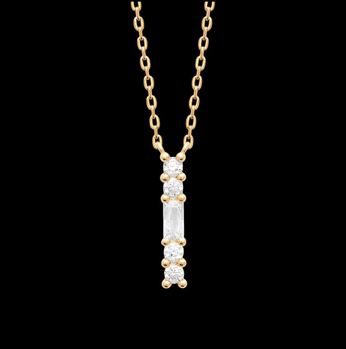 Collier "Ophira" - Oxydes de zirconium - Plaqué or – Image 2