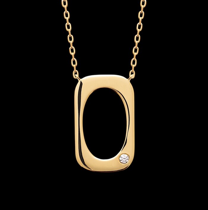 Collier "Kyora" - Oxyde de zirconium - Plaqué or – Image 2