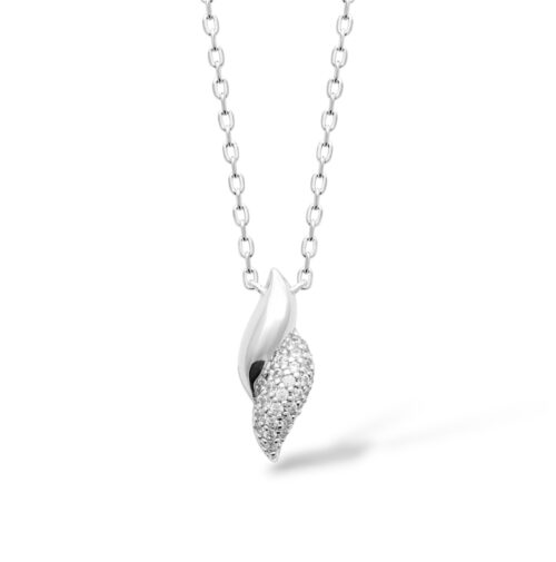 Collier "Coralys” – Oxydes de zirconium – Argent rhodié