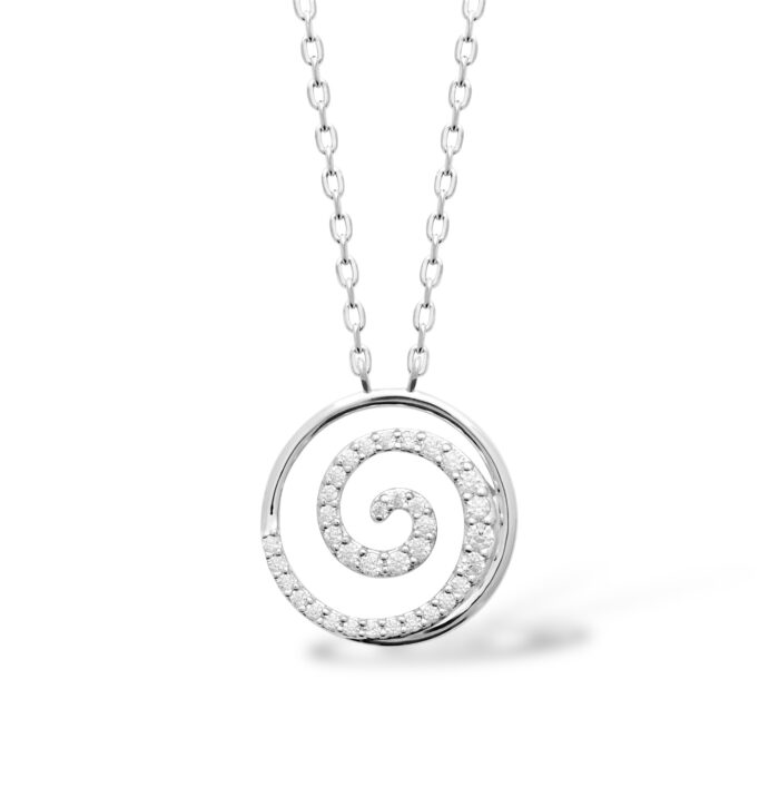 Collier "Soléis" - Oxydes de zirconium – Argent rhodié