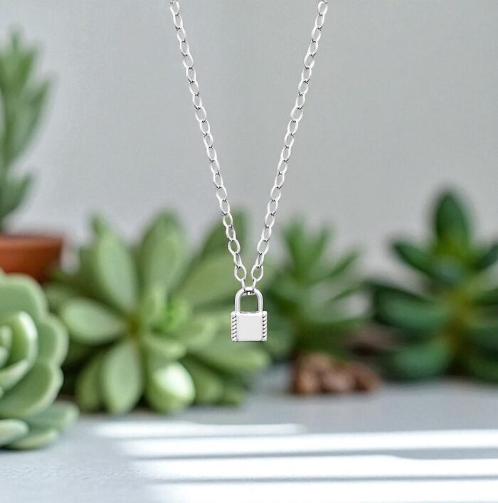 Collier "Cadéa" - Argent rhodié – Image 3
