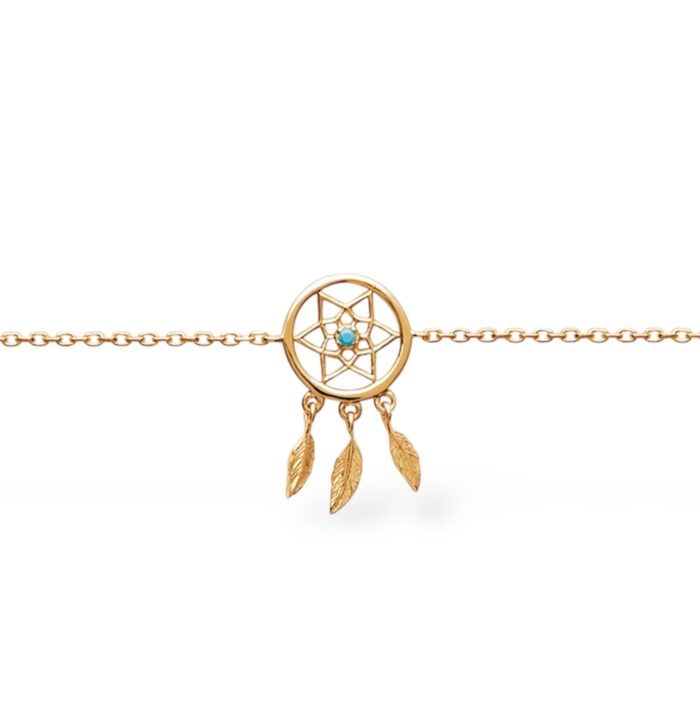 Bracelet "A4" - Plaqué or