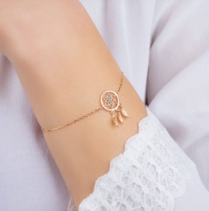 Bracelet "A4" - Plaqué or – Image 3