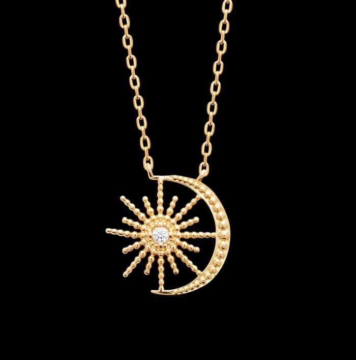 Collier "A1" - Oxyde de zirconium - Plaqué or – Image 2