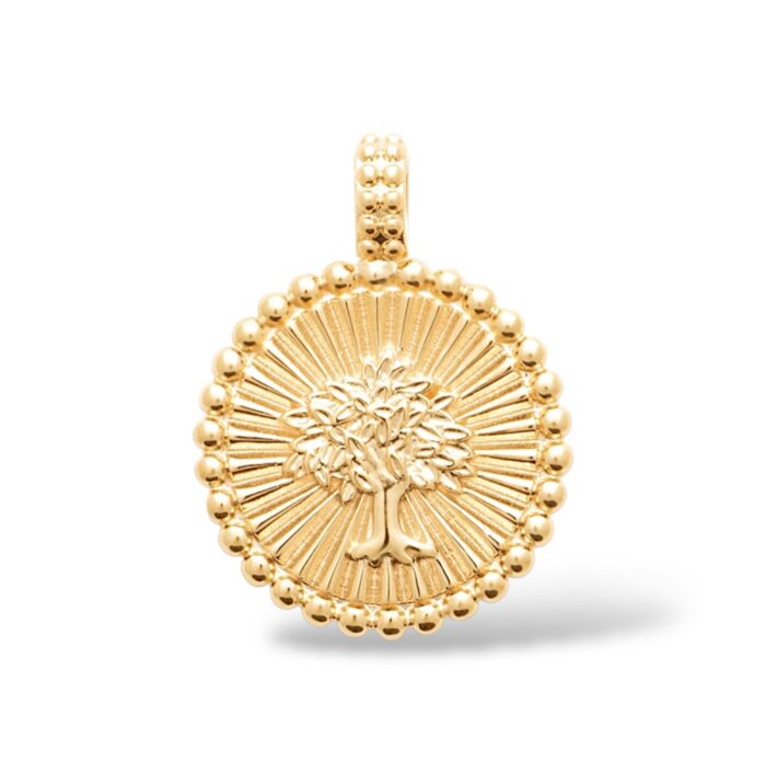 Pendentif "Vivaraé" - Plaqué or