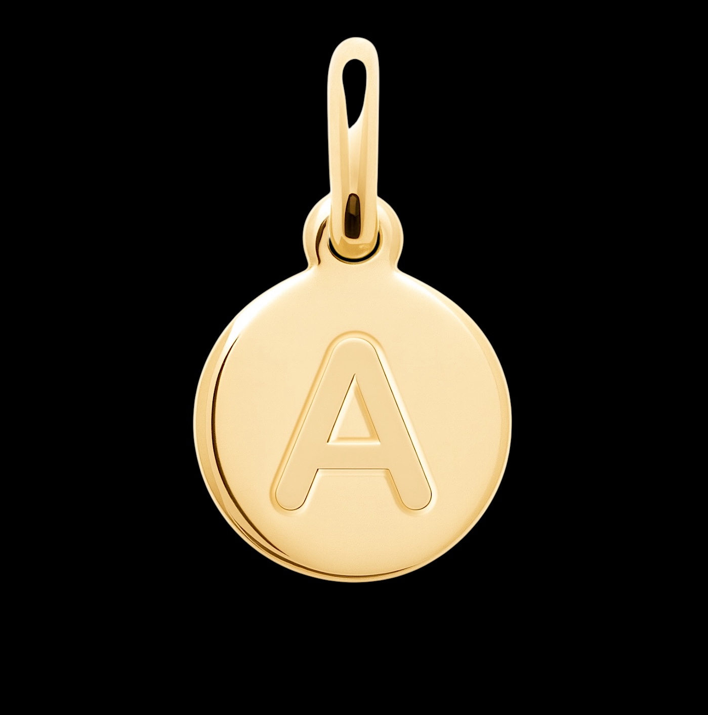 Pendentif "Alpha" - Plaqué or – Image 2