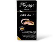 Chamoisine Hagerty Gold Cloth pour bijoux en or jaune, or rose, or blanc et plaqué or, idéale pour nettoyer, polir et raviver l’éclat des bijoux précieux.