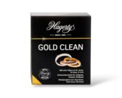Bain nettoyant Hagerty Gold Clean pour bijoux en or jaune, or blanc et or rose, idéal pour nettoyer, raviver la brillance et protéger bagues, bracelets et colliers en or.