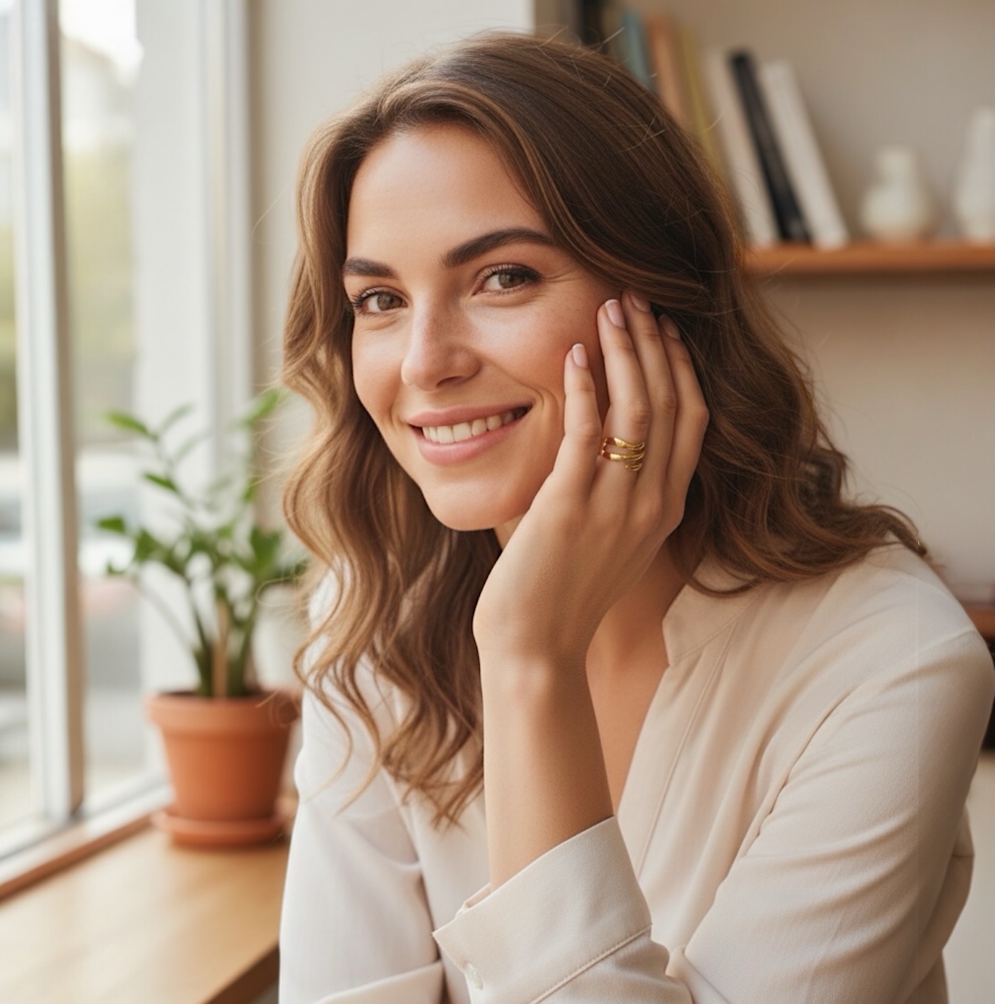 Bague "Impulse" – Plaqué or – Image 4