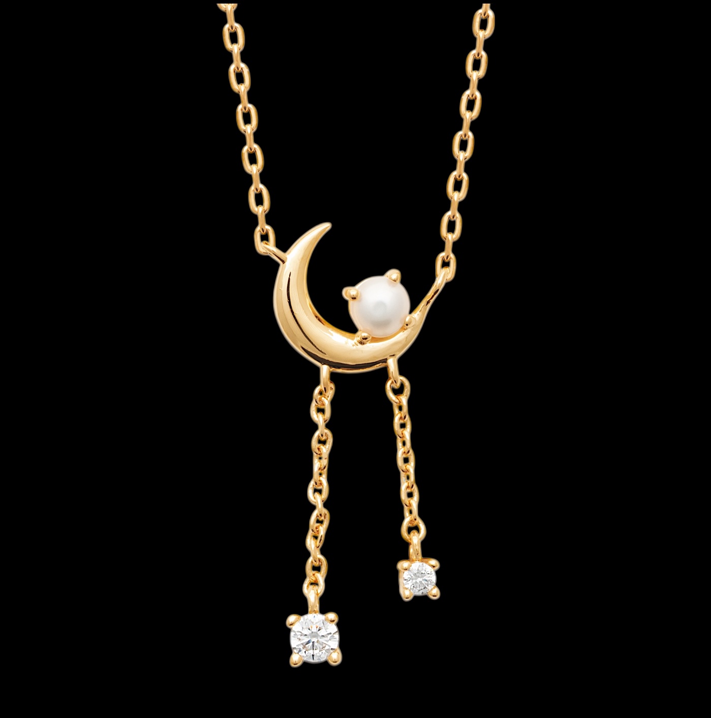 Collier "Auralune" - Perle de culture - Plaqué or – Image 2